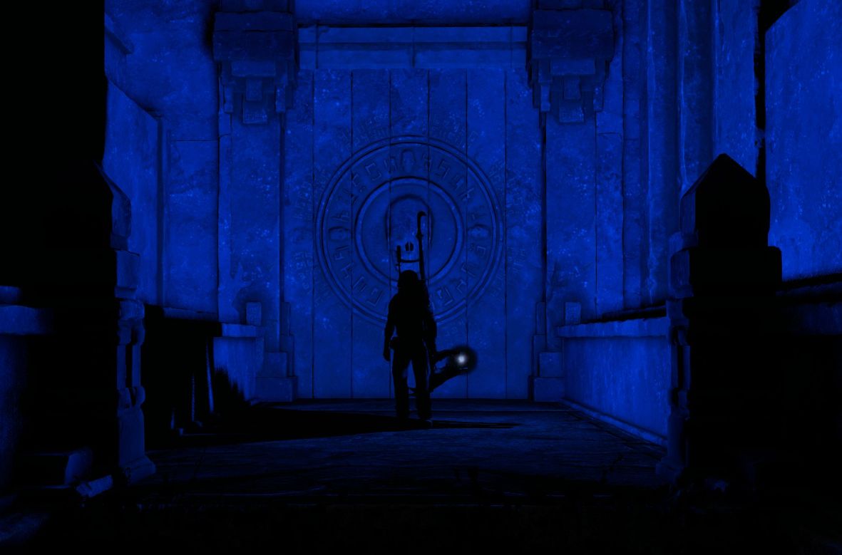 A mysterious blue glow on Deer Isle.